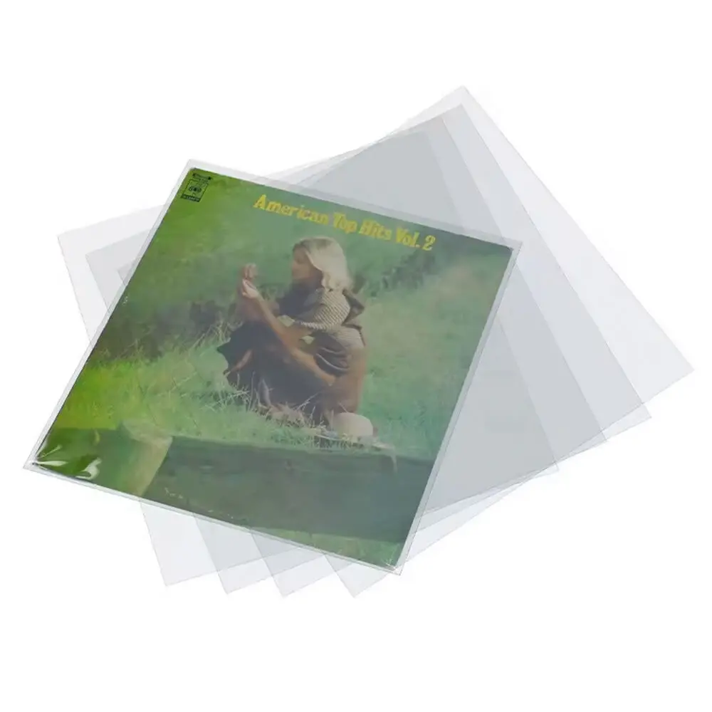 Silcron Anti-Static Vinyl Record Protective Outer Sleeve For 12" Records 50Pc 1
