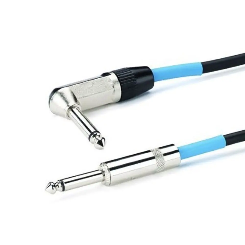 Samson Tourtek Instrument Cable 0.92M – 1/4" Ts To Right-Angle (Black) 2