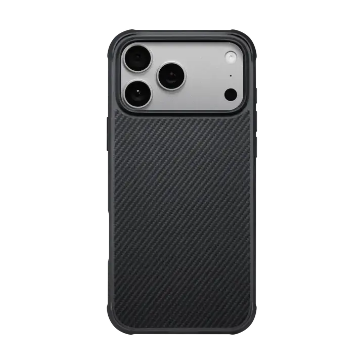 Pitaka Aramid Fibre Proguard Case For Iphone 17 Pro Black/Grey 1