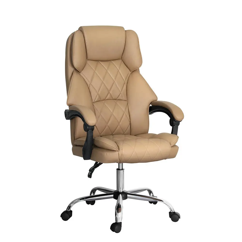 Artiss Executive Office Chair Leather Recliner (Espresso) 1
