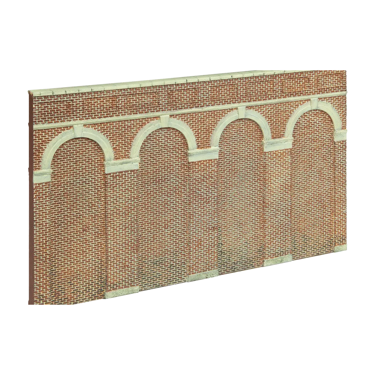 Hornby Arched Retaining Walls 2X (Red Brick) 1