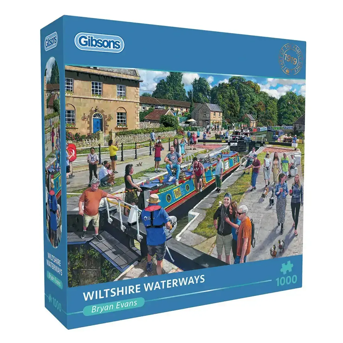 Gibsons 1000Pc Wiltshire Waterways Puzzle 1
