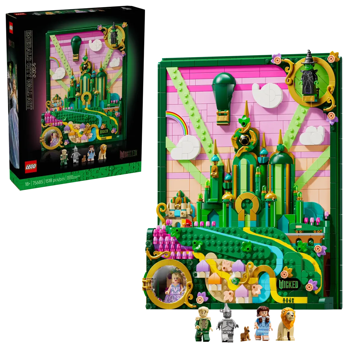Lego 75685 Emerald City Wall Art - Wicked 1