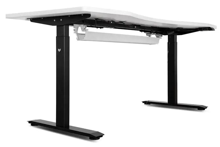 Ergodesk Automatic Standing Desk 1500Mm With Cable Management (White) 2