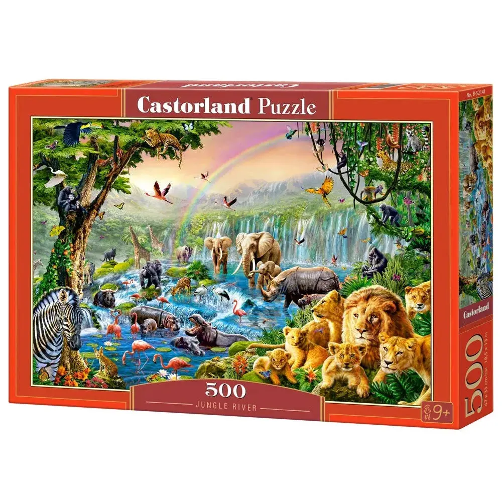 Castorland 500-Pieces Jungle River Puzzle 1