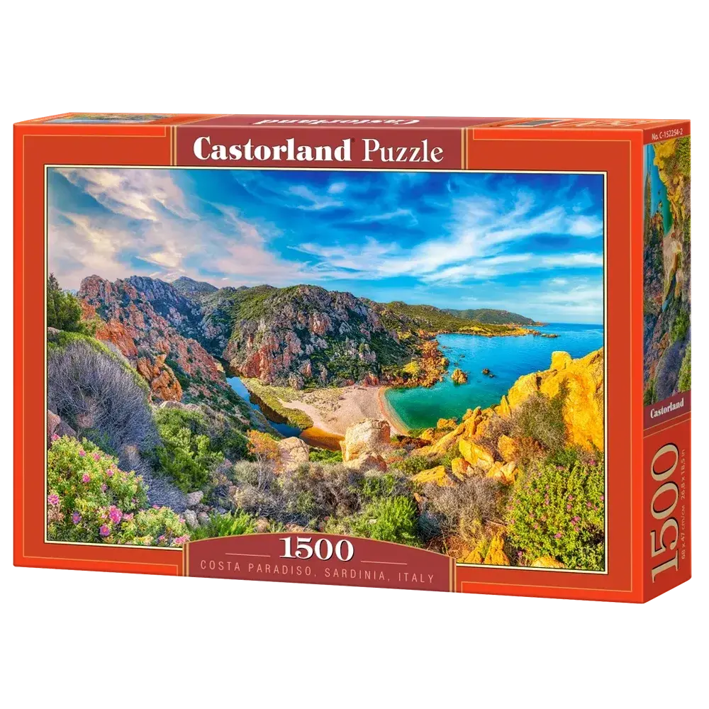 Castorland 1500-Pieces Costa Paradiso Sardinia Italy Puzzle 1