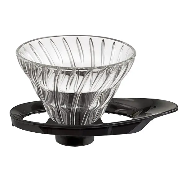 Hario Glass V60 Dripper - 2 Cup / Black 1