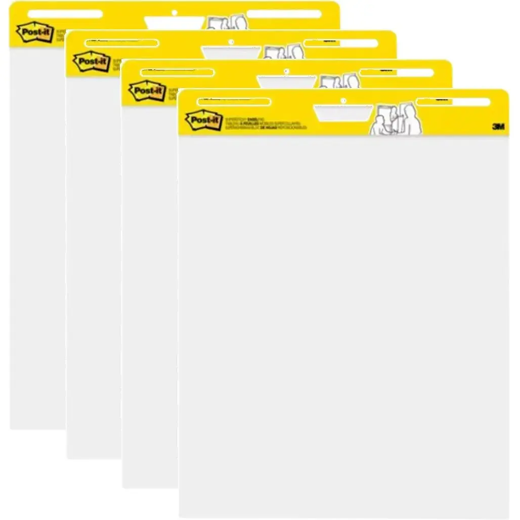 Post-It 559 Easel Pad White 635Mmx775mm Pack 4 30 Sheets 1