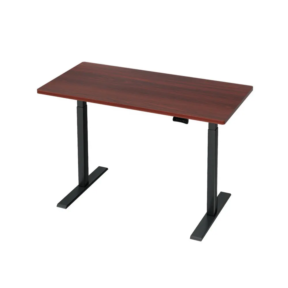 Artiss Standing Desk Motorised Dual Motor Walnut 120Cm 1
