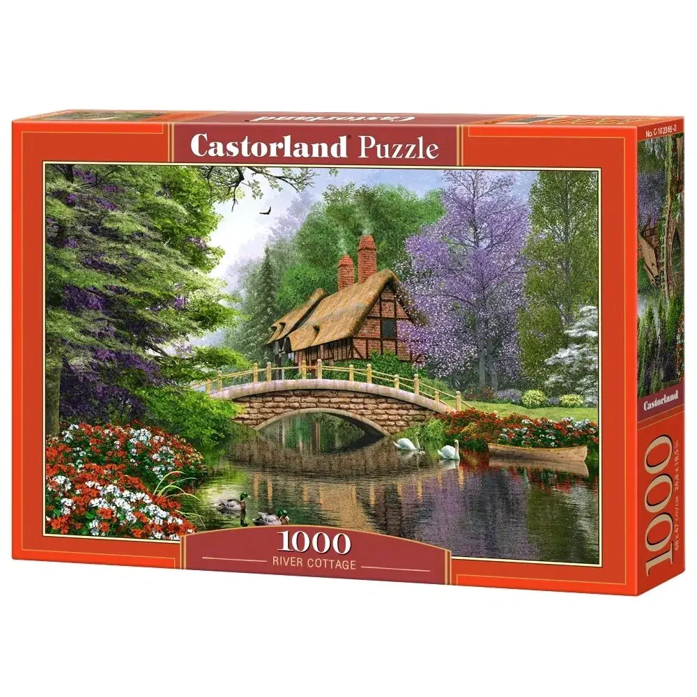 Castorland 1000-Pieces River Cottage Puzzle 1
