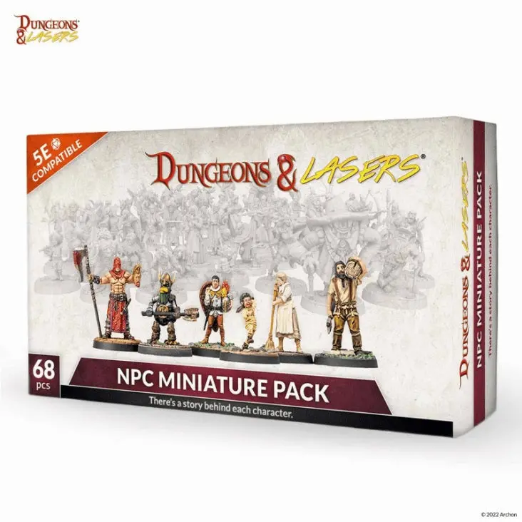 Dungeons & Lasers: Miniatures Npc Miniature Pack 2