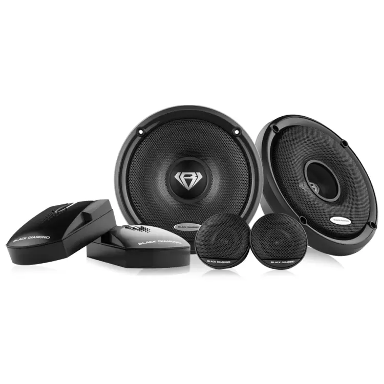 Black Diamond Dia-65.2C 6.5" 2-Way Component Car Speakers 1