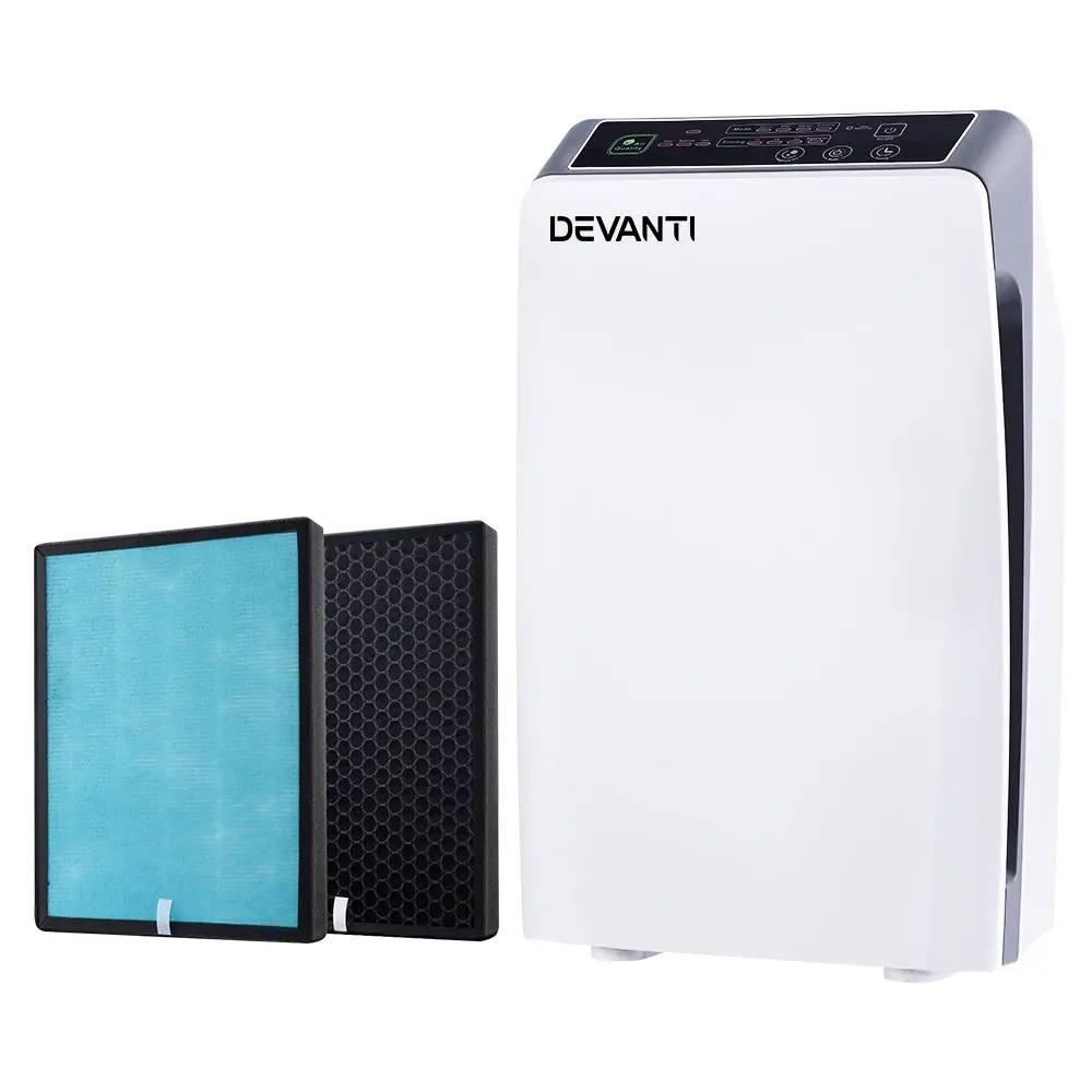 Devanti Air Purifier 4 Stage Hepa W/Replacement Filter 1