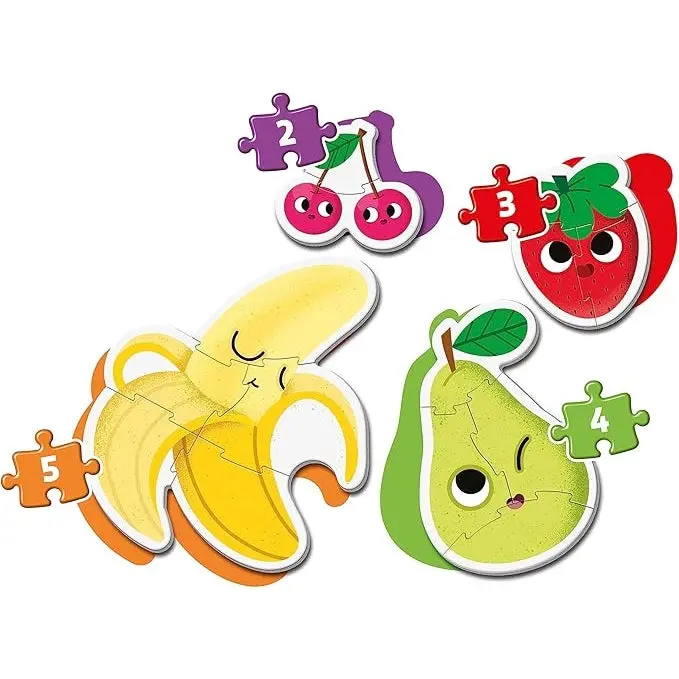 Clementoni My First Puzzles Fruits 4 Shaped Puzzles 2