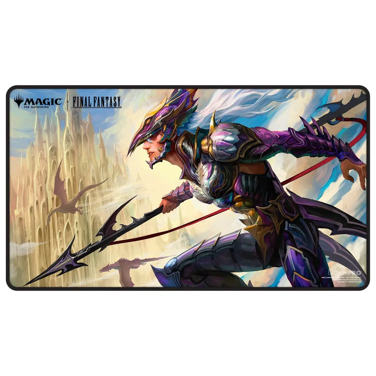 Ultra Pro: Up38764 Magic The Gathering - Final Fantasy Black Stitched Playmat Premiumxfor Mtg 1