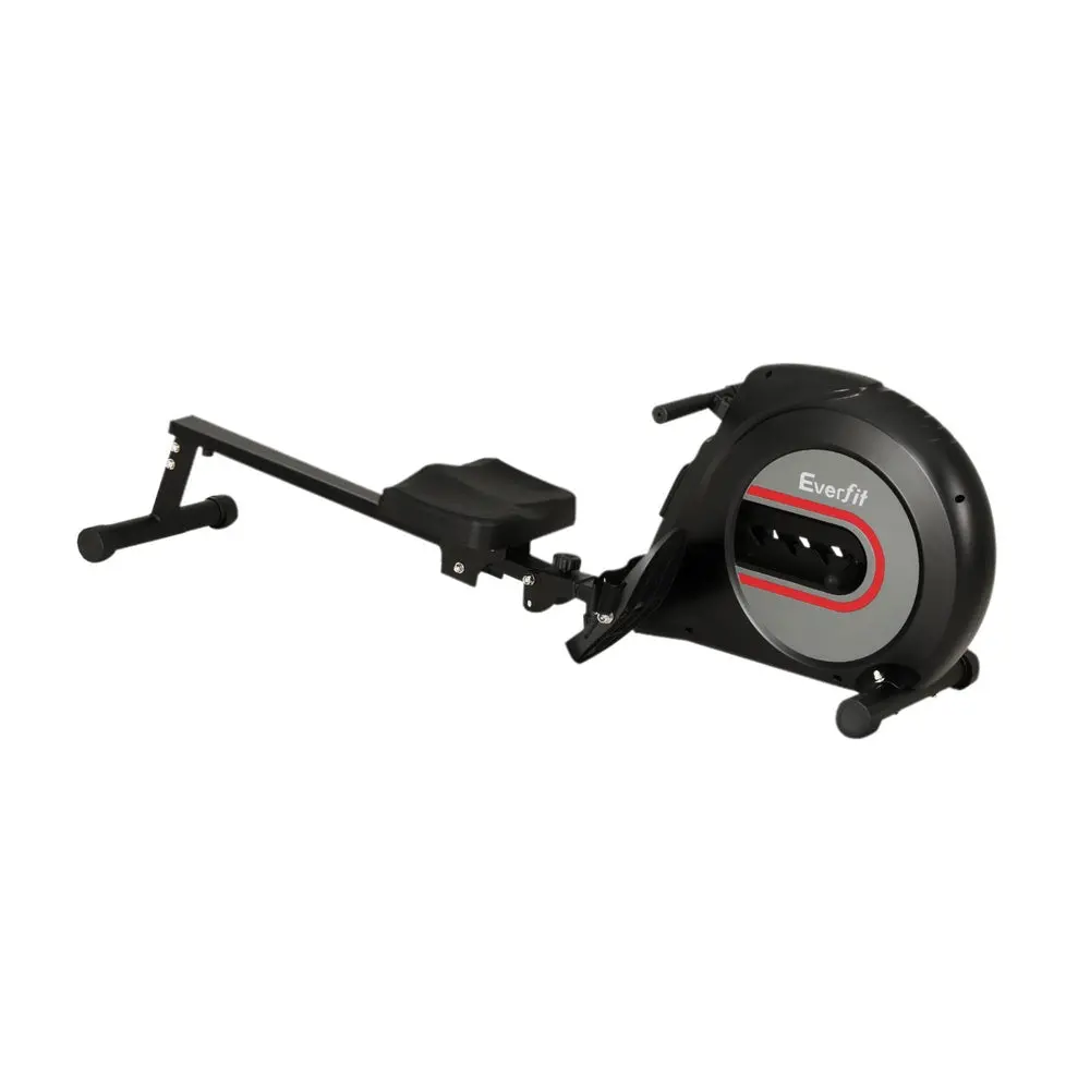 Everfit Rowing Machine Rower Elastic Rope Resistance Fitness Home Cardio (Black) 1