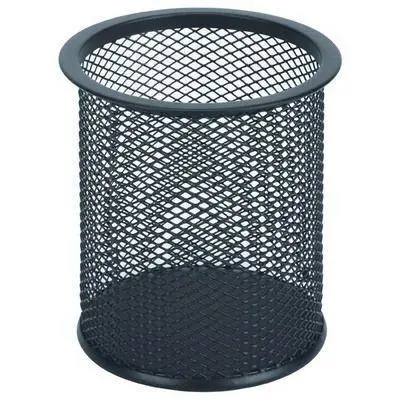 Esselte Pencil Cup Metal Mesh Black 1