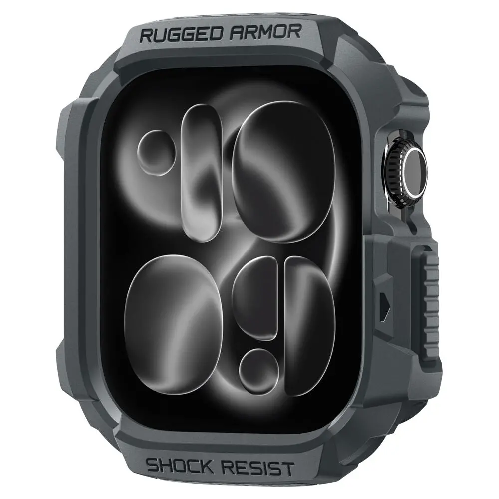 Spigen Apple Watch 46Mm Rugged Armor 2 Case (Dark Grey) 1