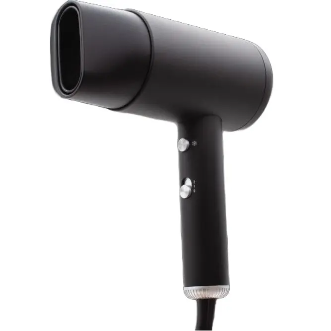 Nero Vibe Compact Hairdryer Matte Black Hair Dryer 1
