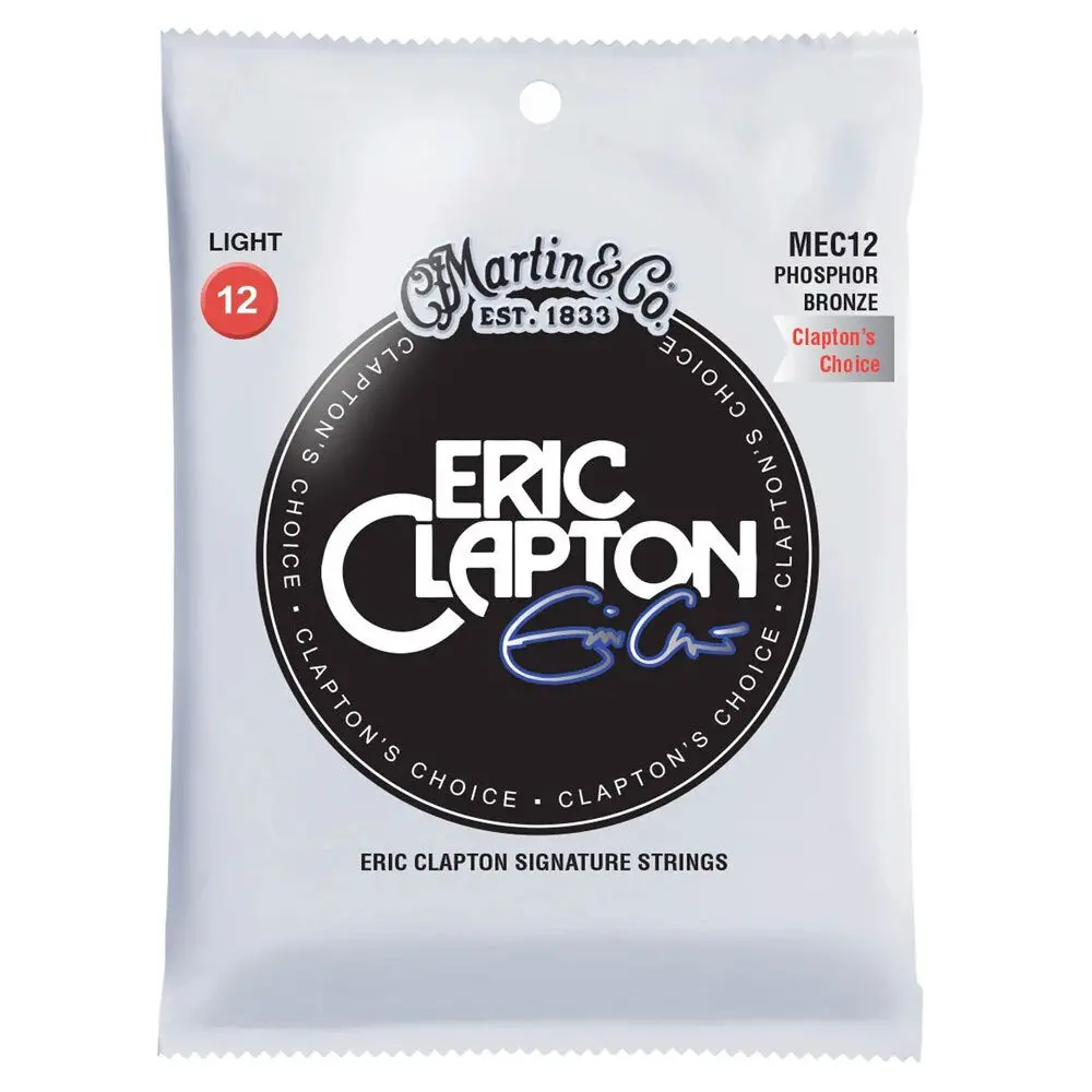 Martin Guitar Mec12 Clapton's Choice Strings 92/8 (Phosphor Bronze Light) 1