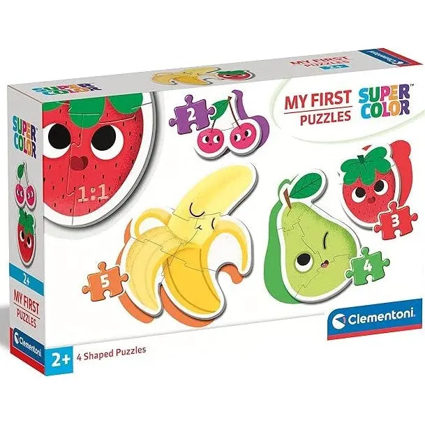 Clementoni My First Puzzles Fruits 4 Shaped Puzzles 1