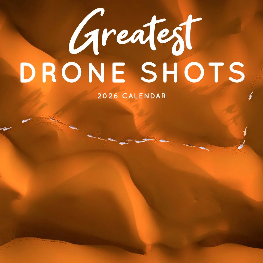 Paper Pocket Greatest Drone Shots 2026 Calendar 1