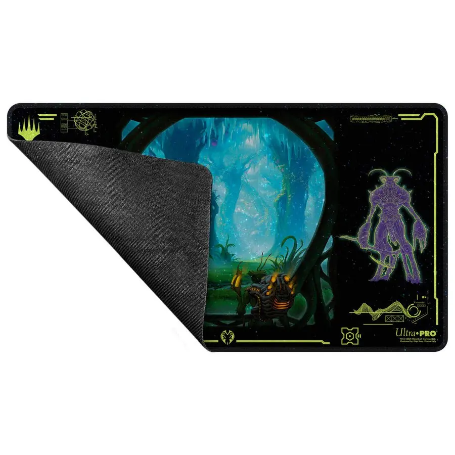 Ultra Pro: Up38887 Edge Of Eternities Holofoil Playmat Green Mythic For Mtg 1