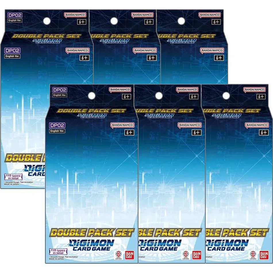 Digimon Card Game: Double Pack Set 2 Box Of 6 [Dp02] 1