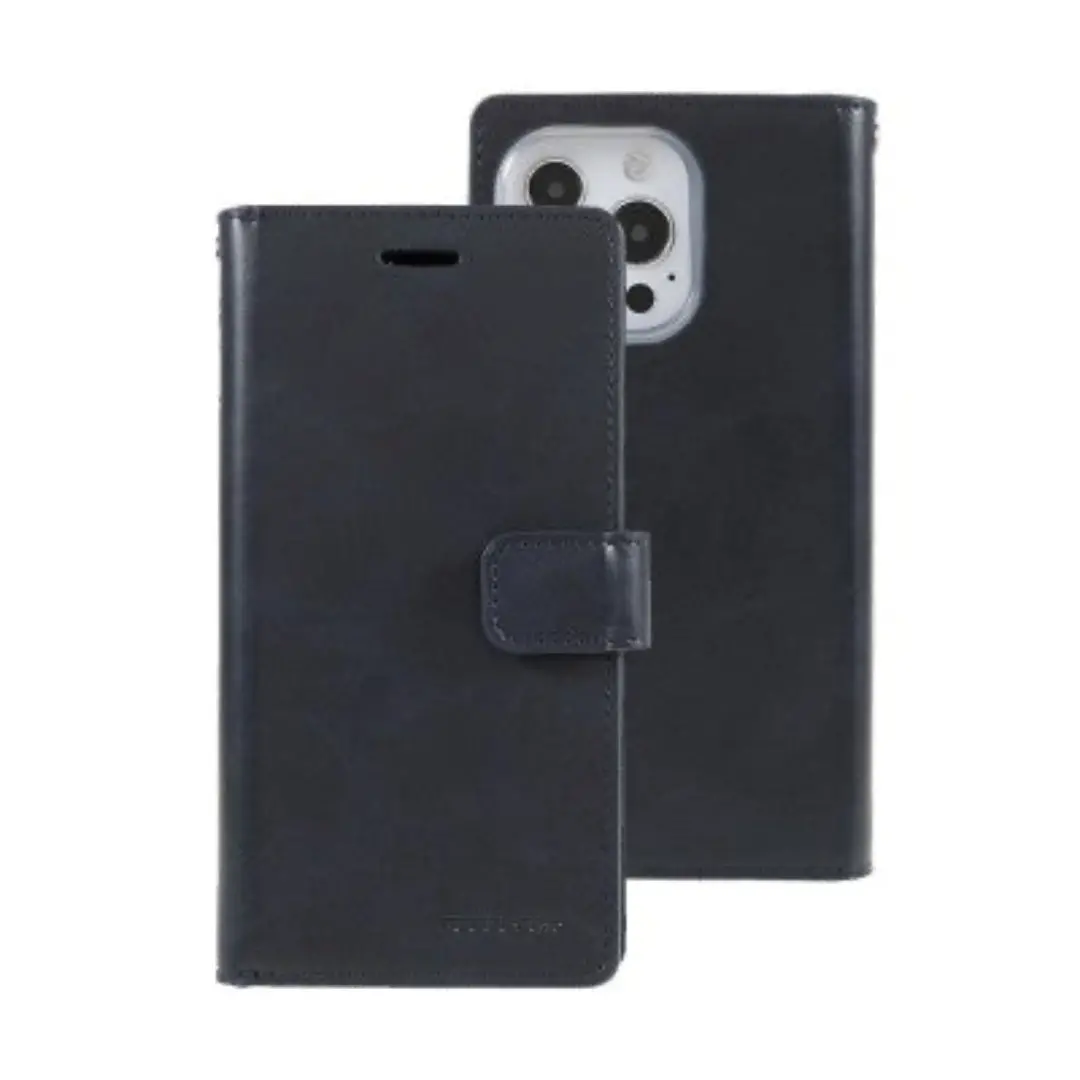 Goospery Mansoor Diary For Iphone 16 Plus - Navy 1