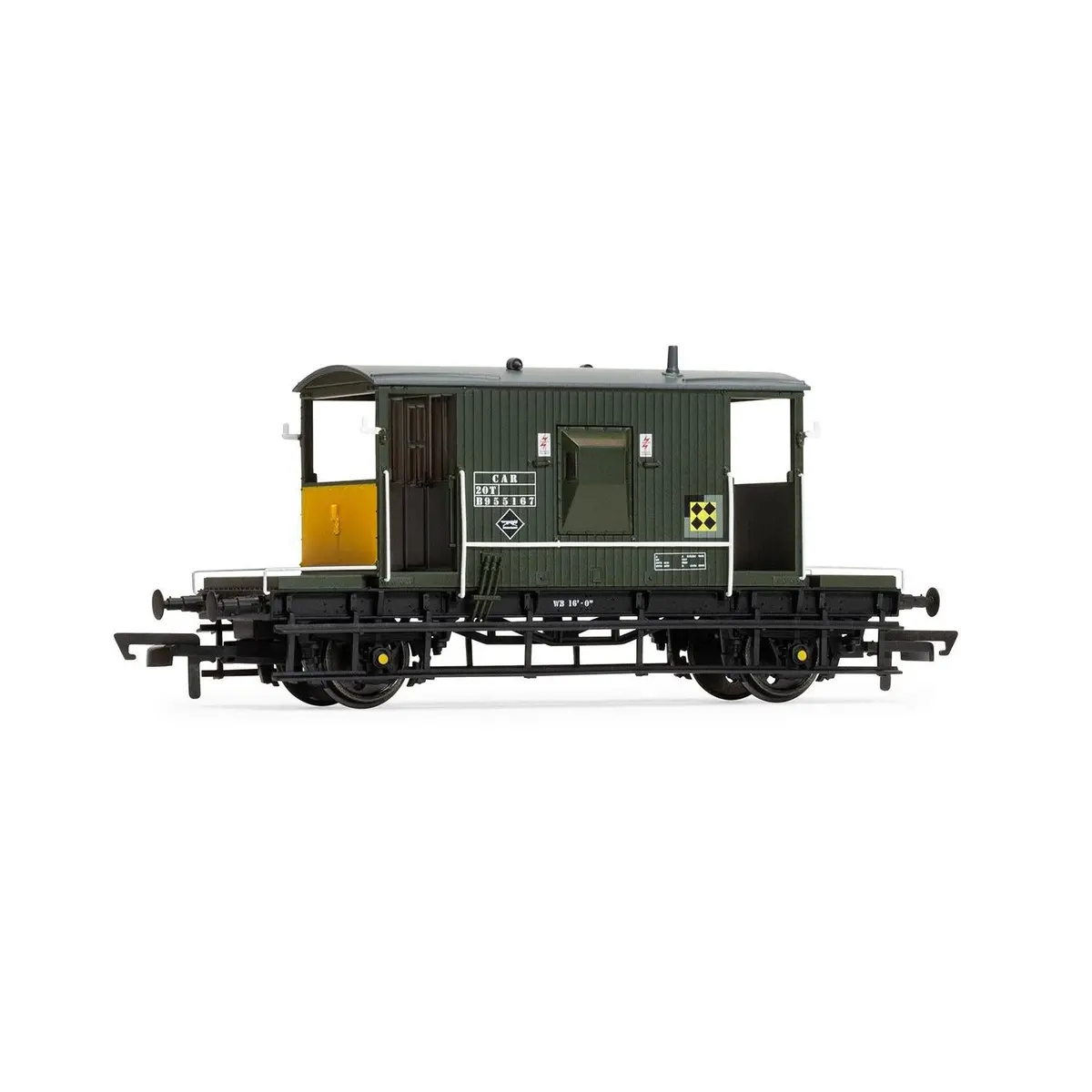 Hornby Oo Br Brake Van Car B955167 1