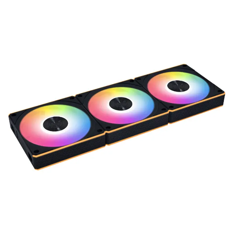 Lian Li Uni Fan Cl Wireless 120Mm Rgb Black Pwm Fan With Controller - Triple Pack (12Cl1w3b) 1