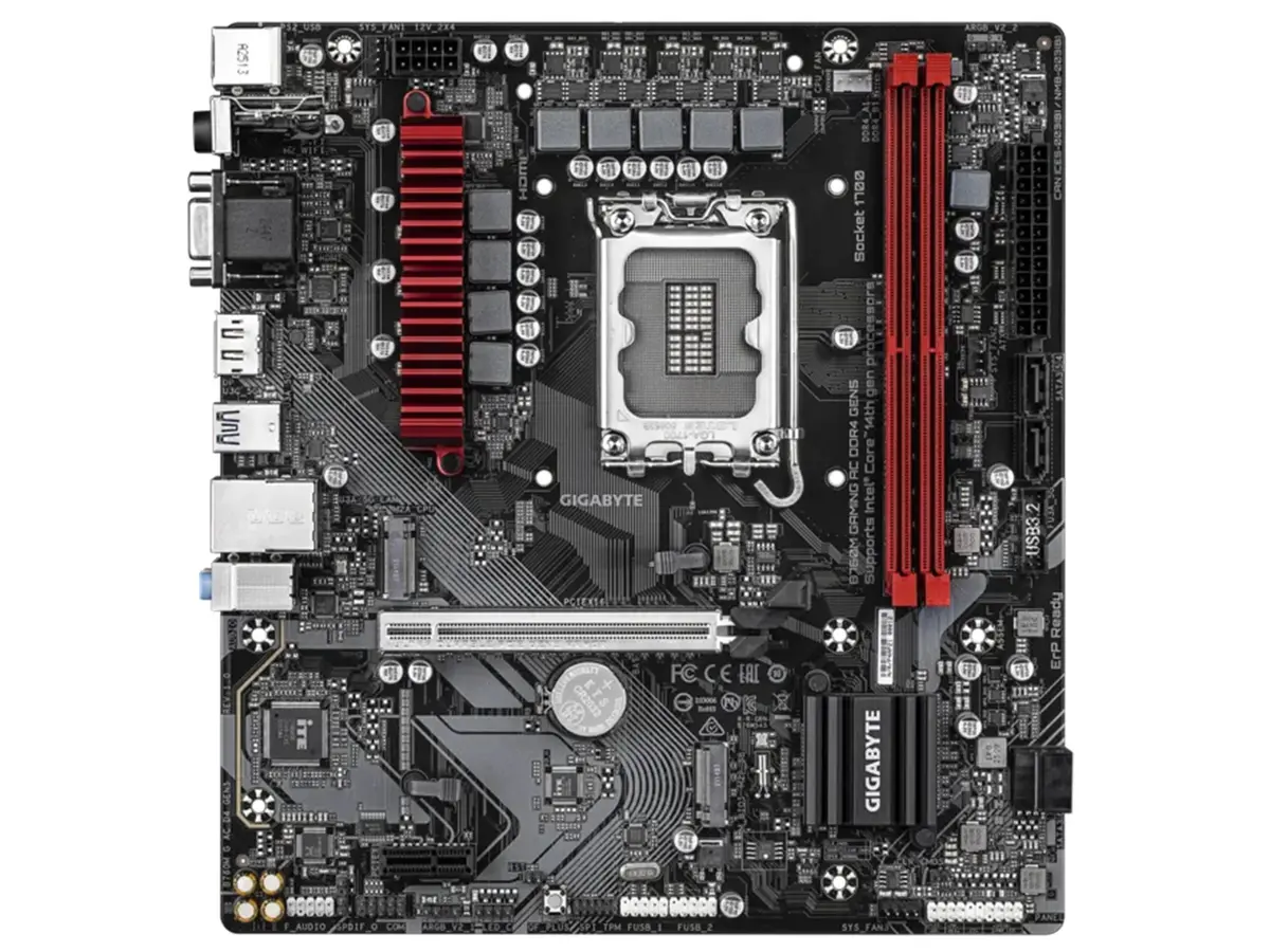 Gigabyte B760m Gaming Gen5 Ddr4 Lga1700 Matx Motherboard 1