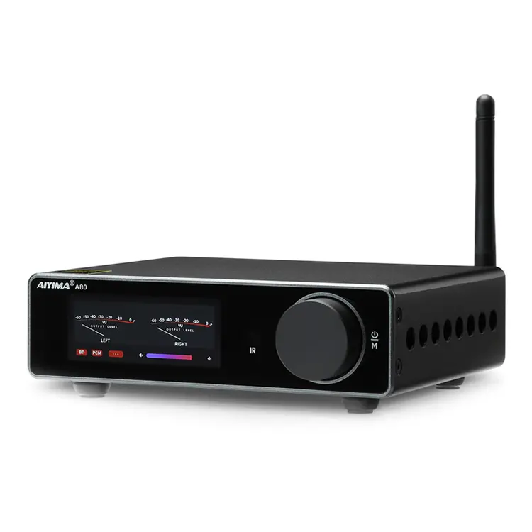 Aiyima A80 Bluetooth Hi-Res Dac 300W X 2 Channel Amplifier 1