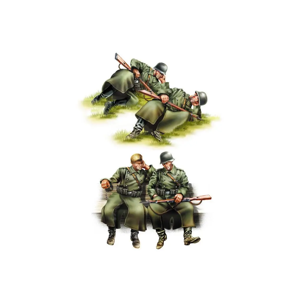 Hobby Boss 1/35 German Infantry Diorama – Resting 1
