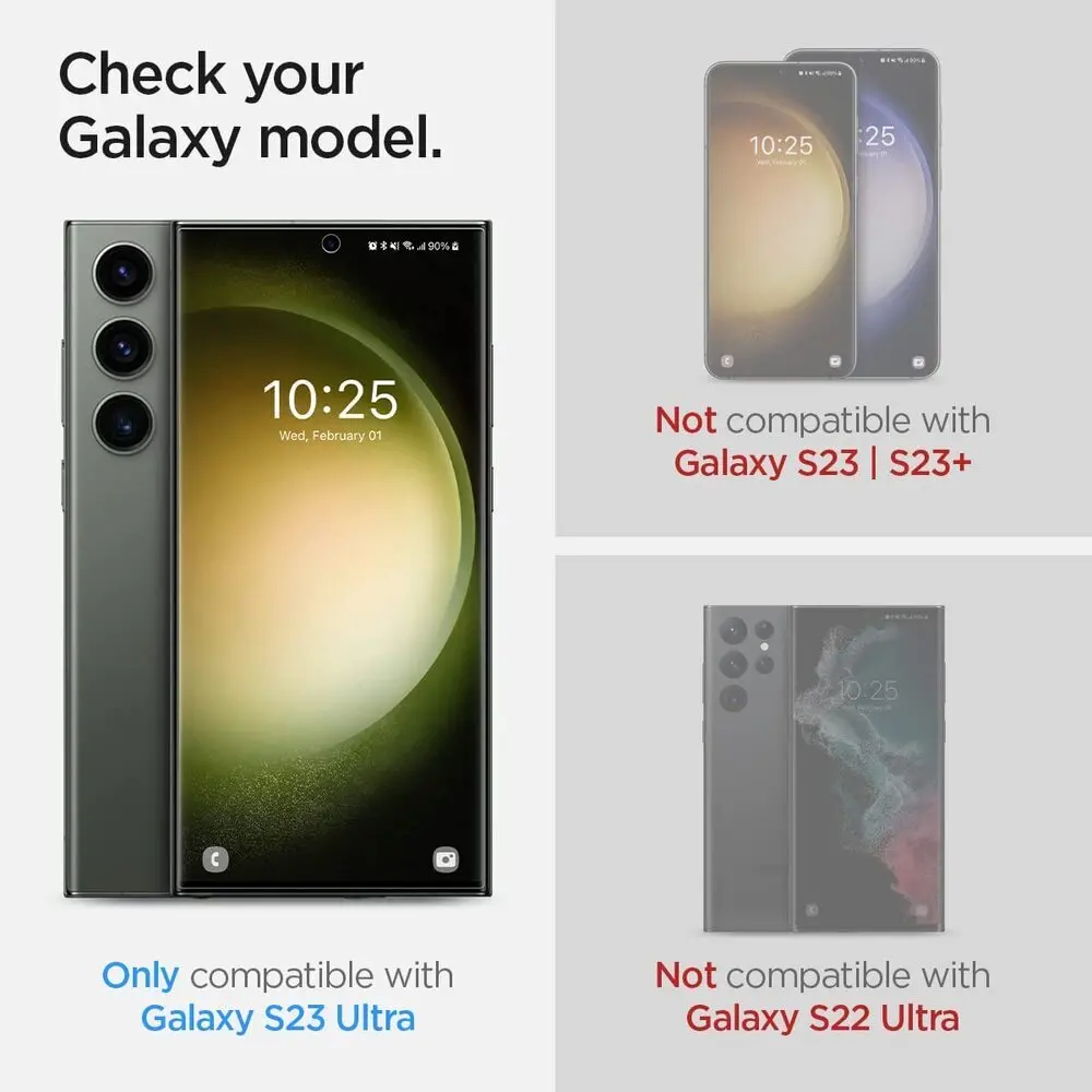Spigen Samsung Galaxy S23 Ultra Neo Flex 2Pcs Screen Protector - Clear 2