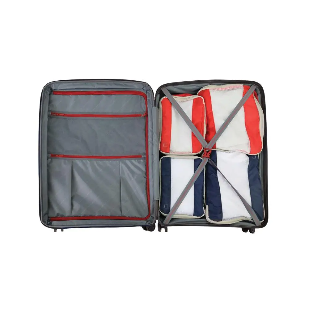 Pierre Cardin Normandy Large 123L Hard Shell Case Suitcase Travel Luggage Black 2
