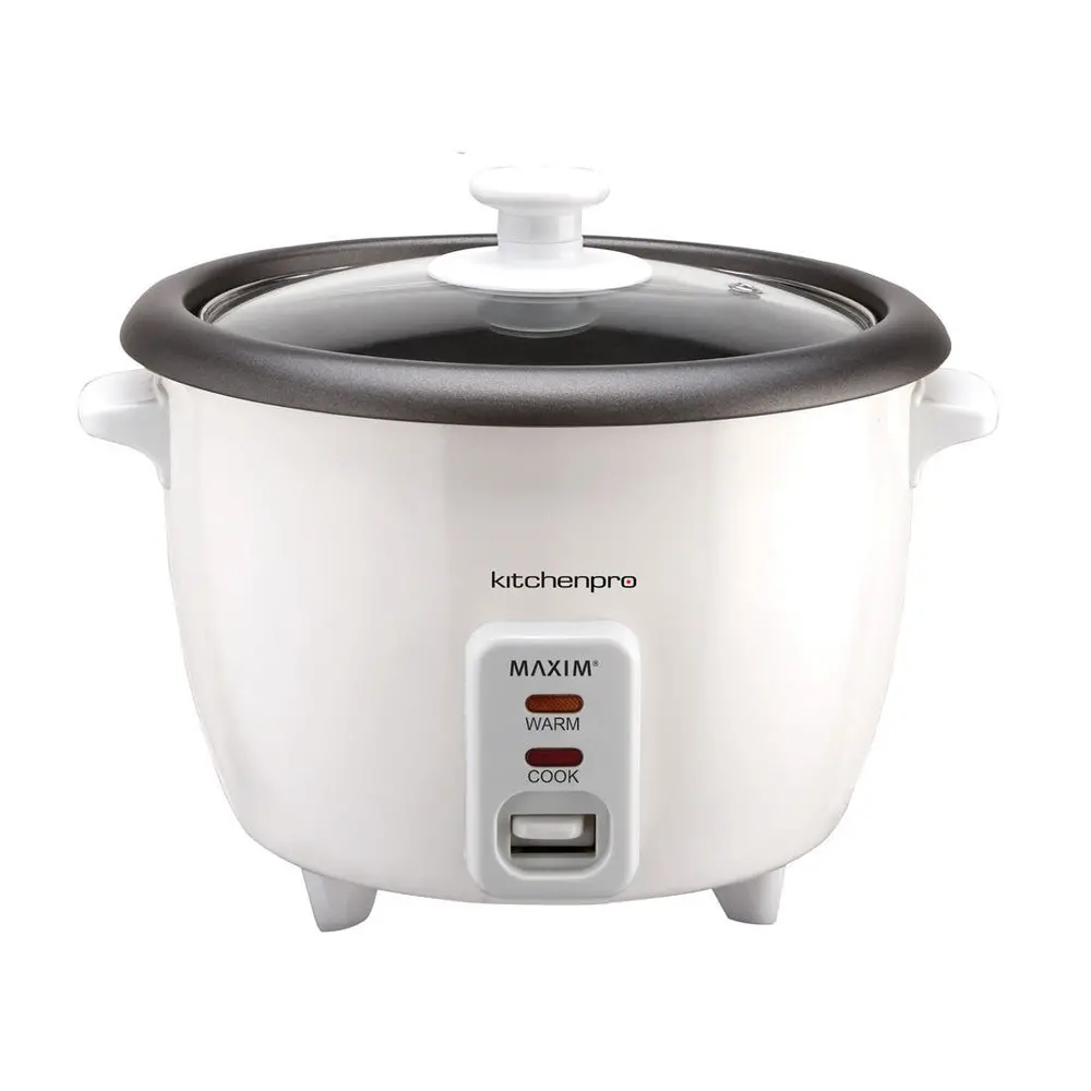 Maxim Rice Cooker 1.8L 10 Cup White - 700W Automatic Cooking Keep Warm 1