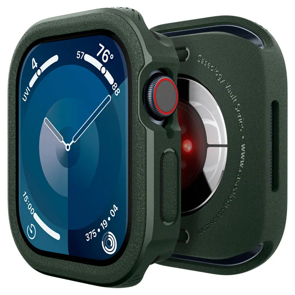 Spigen Apple Watch 46Mm Vault Case (Midnight Green) 1