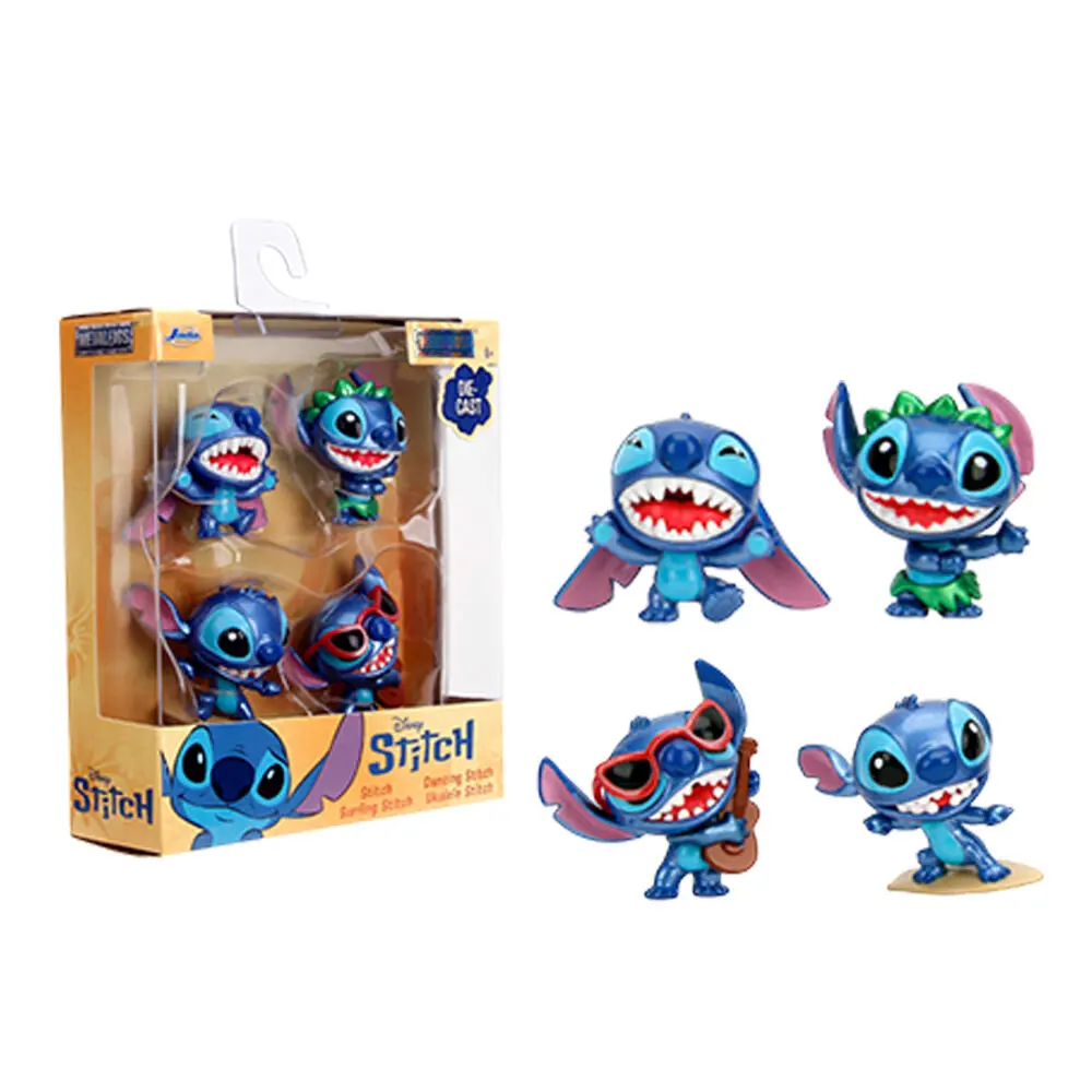 Jada Disney Stitch 2.5" Metalfigs Diecast Figure 4-Pack 2