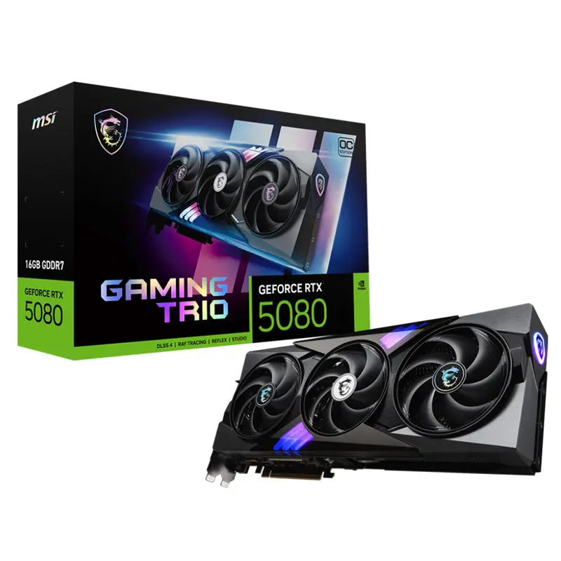 Msi Geforce Rtx 5080 Gaming Trio 16G Oc Graphics Card (Geforce Rtx 5080 16G Gaming Trio Oc) 1
