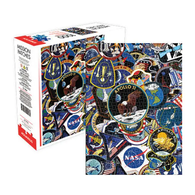 Aquarius 1000Pc Aquarius Nasa Mission Patches 51X71cm Jigsaw Puzzle 1