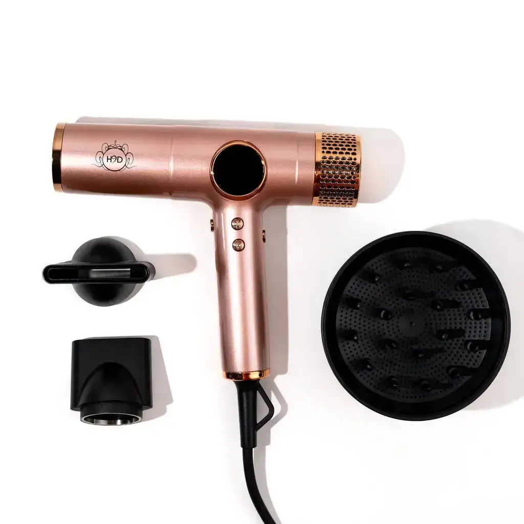 H2d Pro Dynamic Hair Dryer In Rose Gold 1
