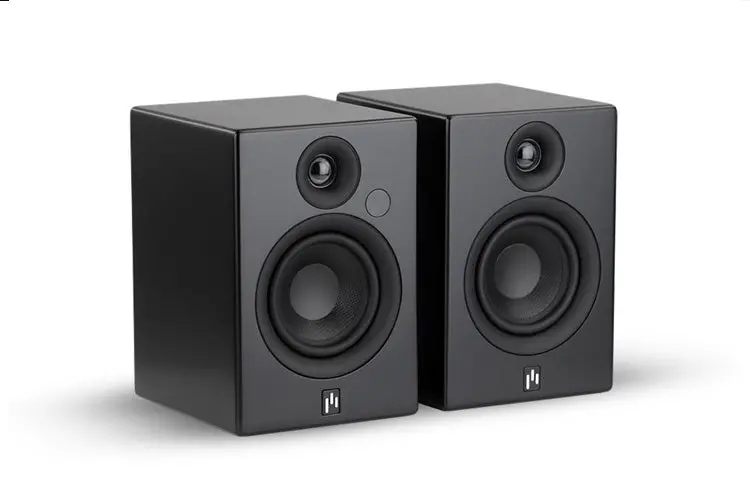 Aperion Allaire Bluetooth Bookshelf Speakers Pair (Matte Black) 1