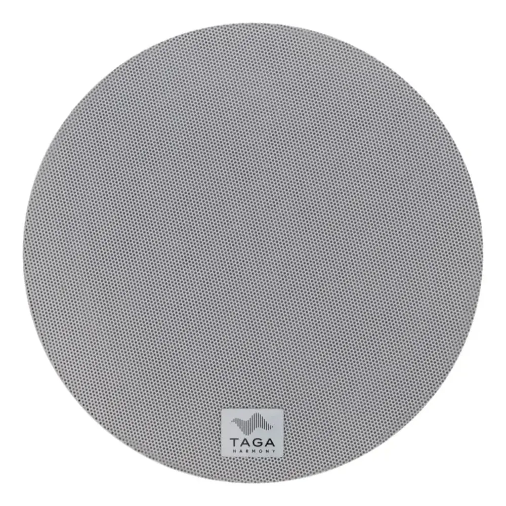 Taga Harmony 8" 2-Way In-Ceiling Speakers Pair (White) 2