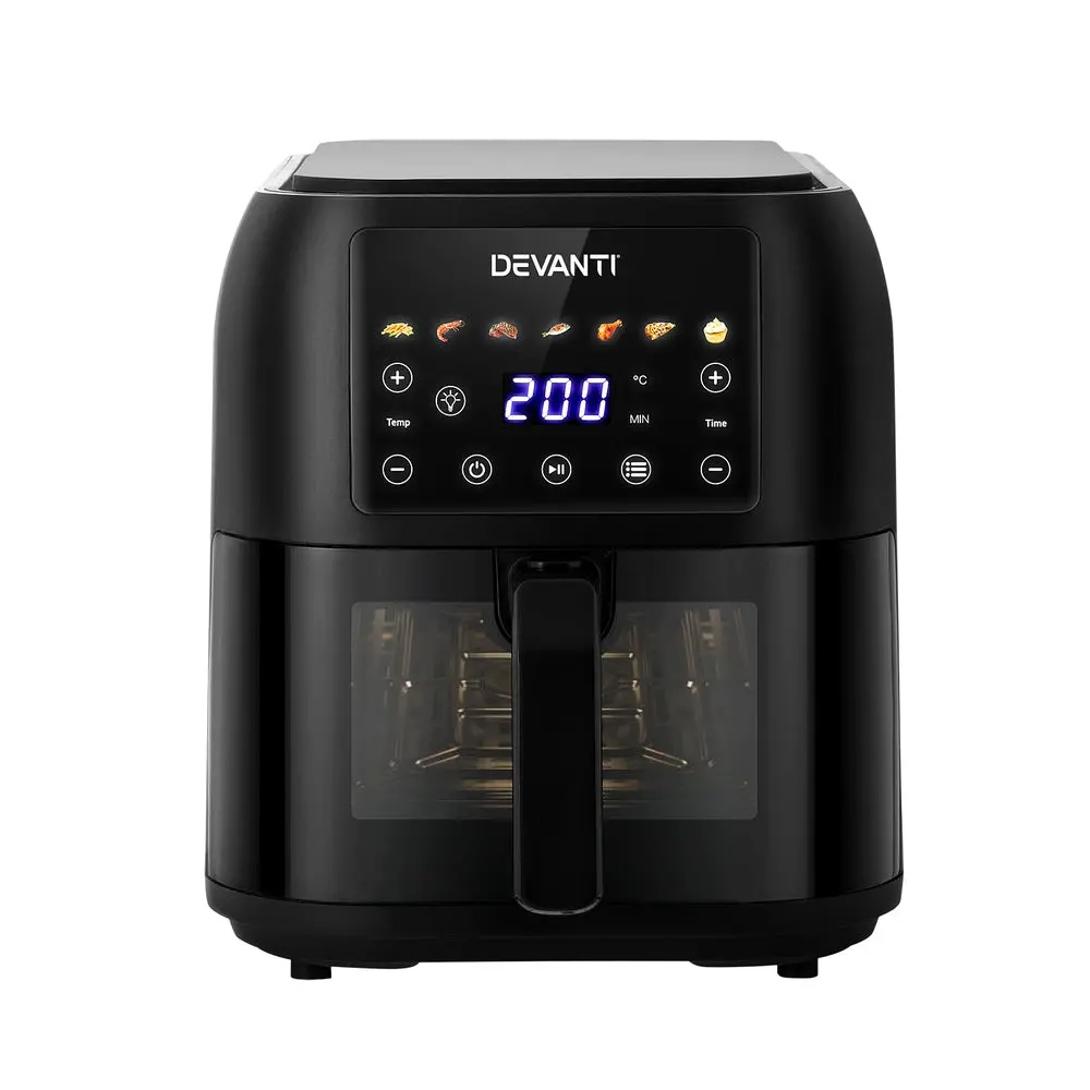 Devanti Air Fryer 8L Lcd Fryers 1