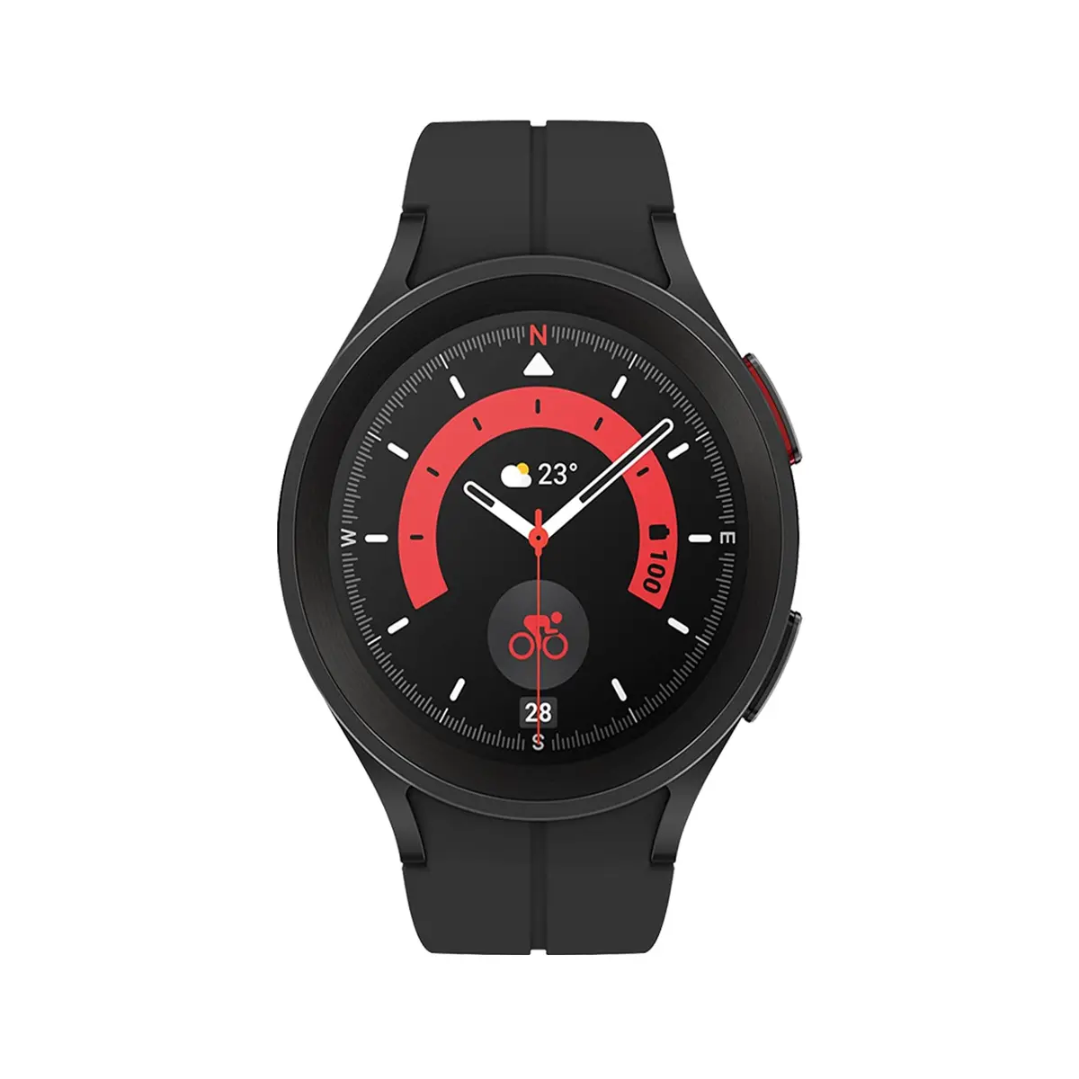 Samsung Galaxy Watch5 Pro Titanium Bluetooth 45Mm Black Titanium [~Refurbished: Excellent] 1