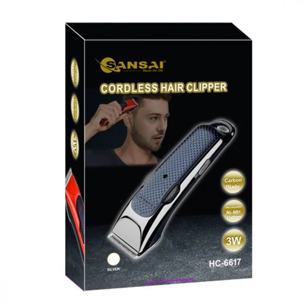Sansai Cordless Hair Clipper (Red) 2