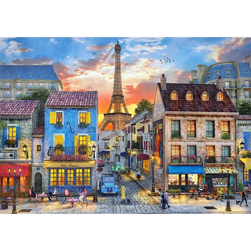 Castorland 500-Pieces Streets Of Paris Puzzle 2
