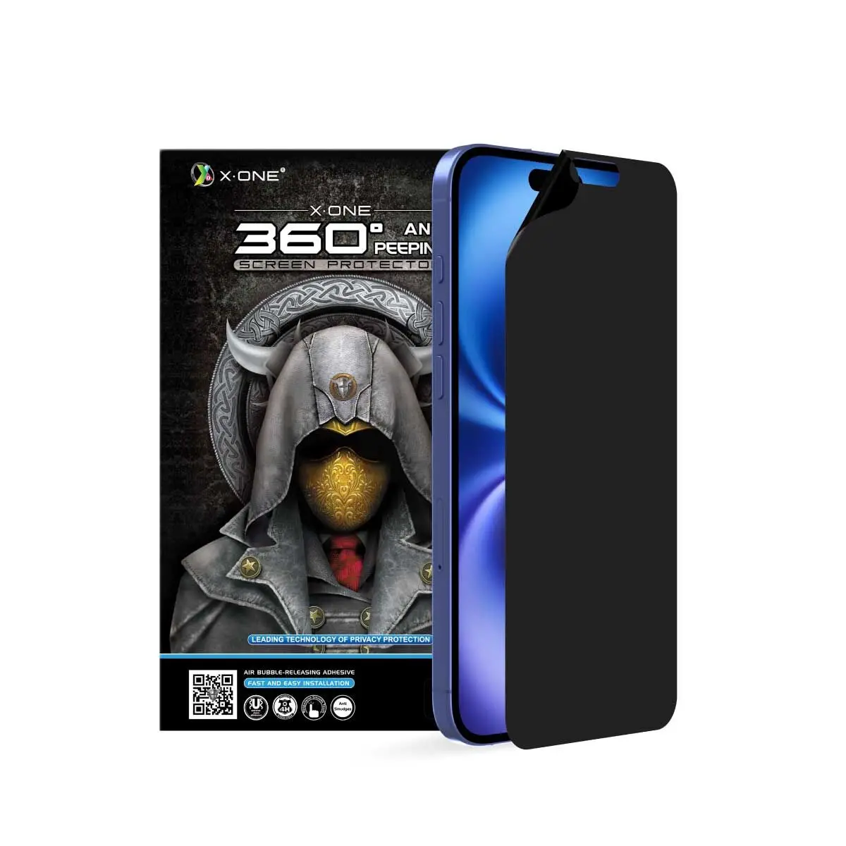 X.One 360 Privacy Screen Protector Iphone 14 Pro (Clear) 1