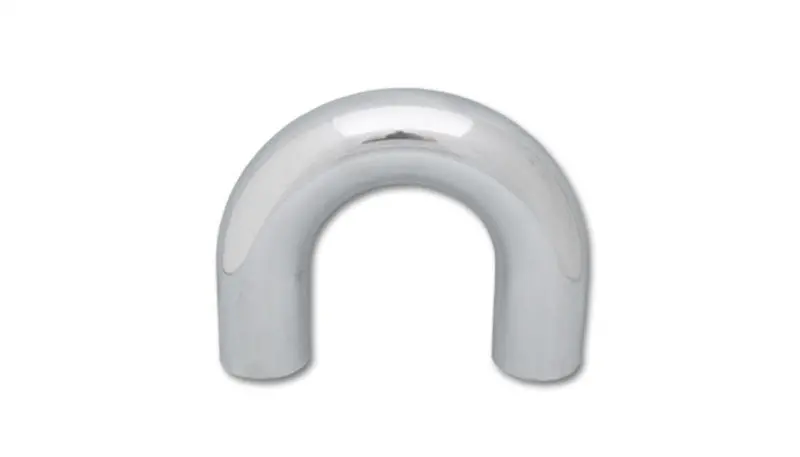 Polished Aluminum Universal Tubing – 2.75In Outer Diameter, 180° Bend 1